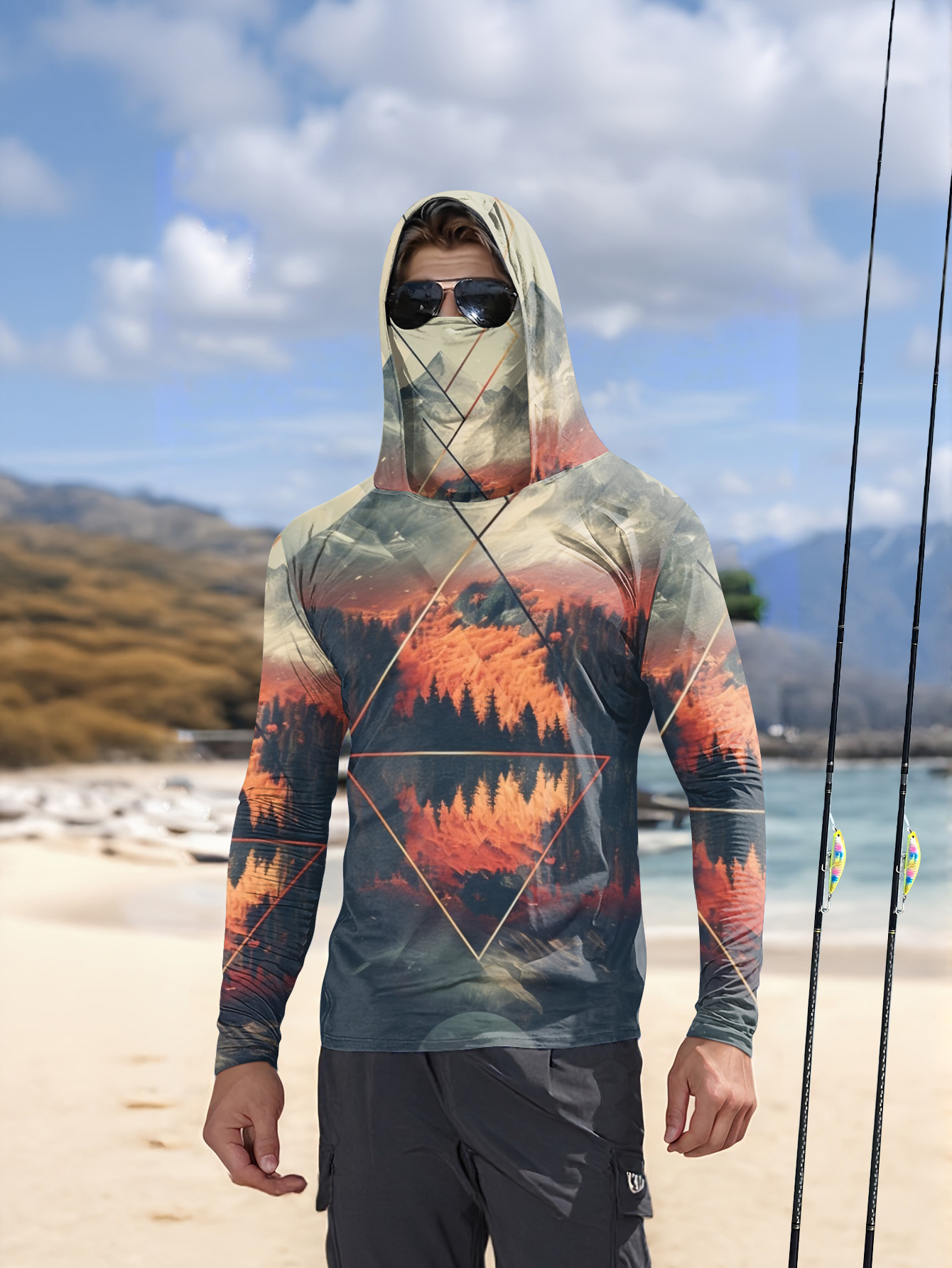 Outdoor Sports Leisure - Chemise à manches longues pour homme,