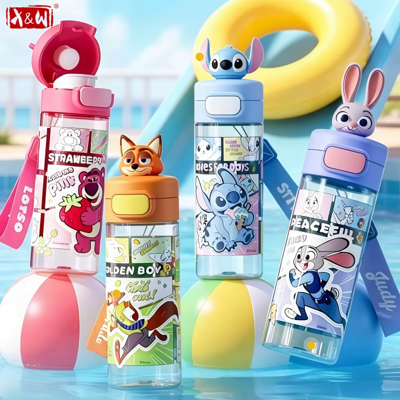 Outdoor Sport Jas - Bouteille d'eau en plastique pop-up X&W