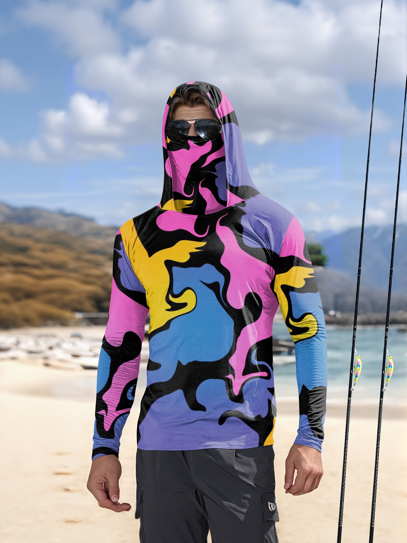 Outdoor Sports Leisure - Chemise à manches longues pour homme,