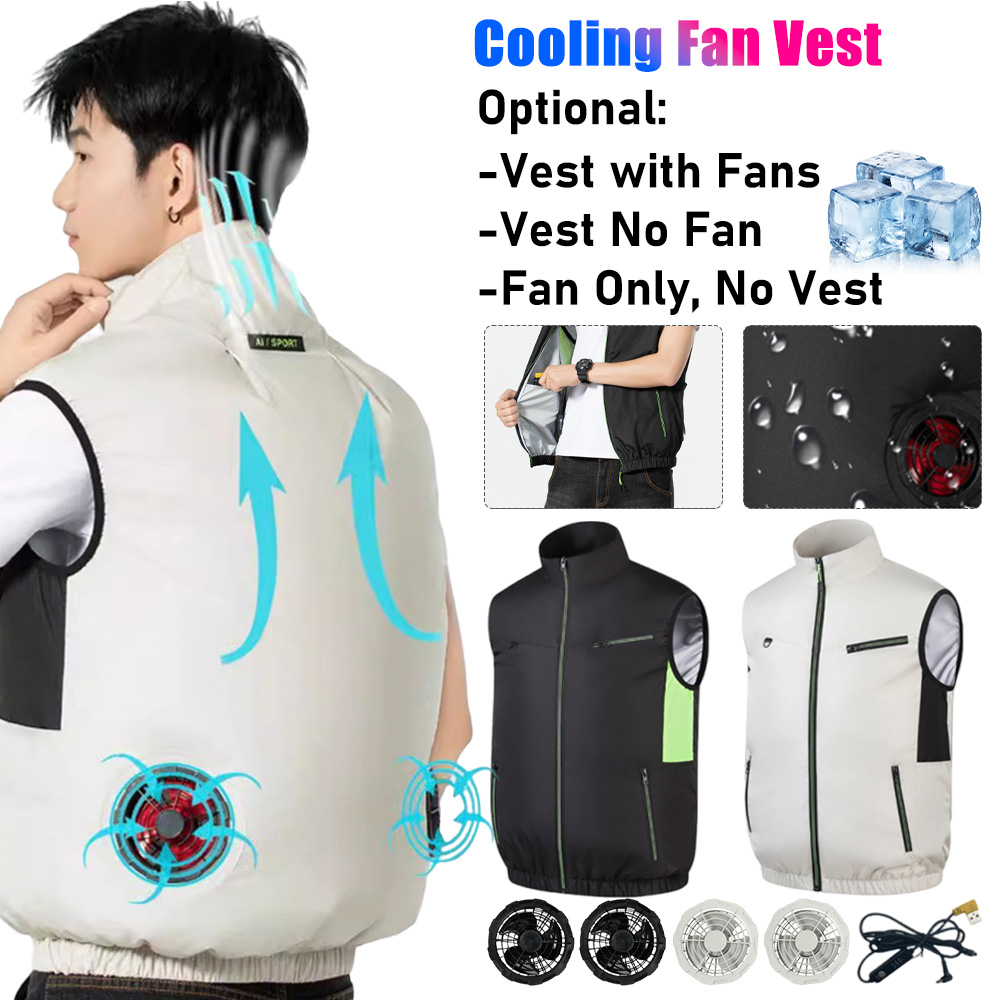 Outdoor Sport Jacket Women'S - 2025 ventilateur de refroidissement gilet climatiseur