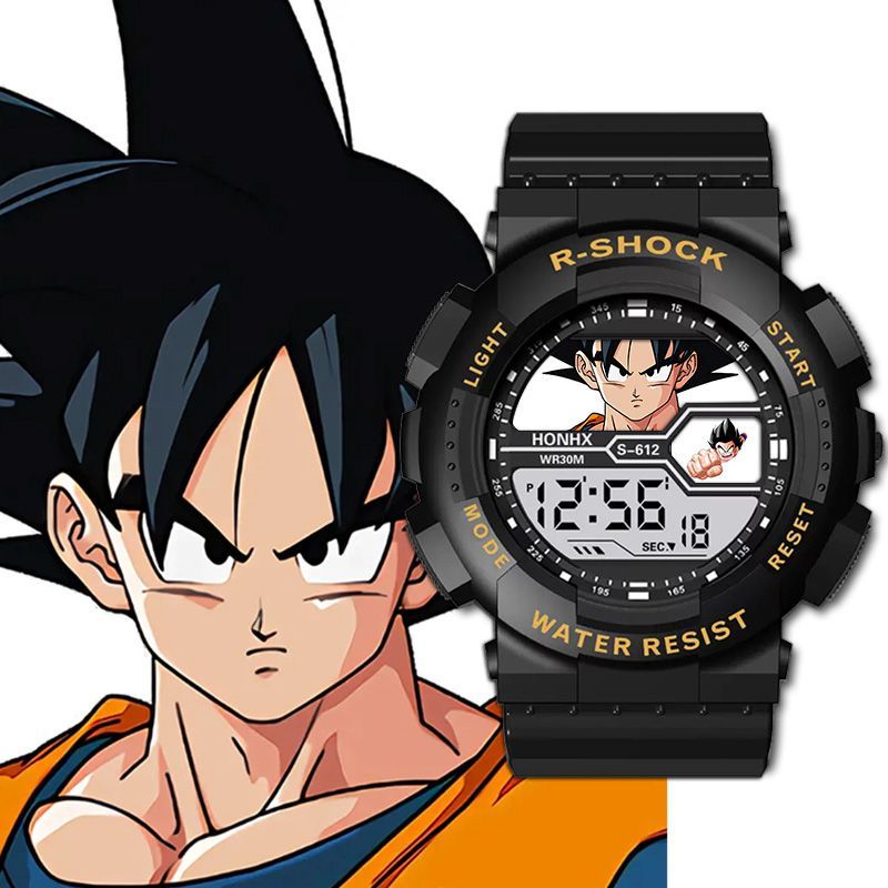 Outdoor Sport Watch - Montre électronique Dragon Ball pour enfants,
