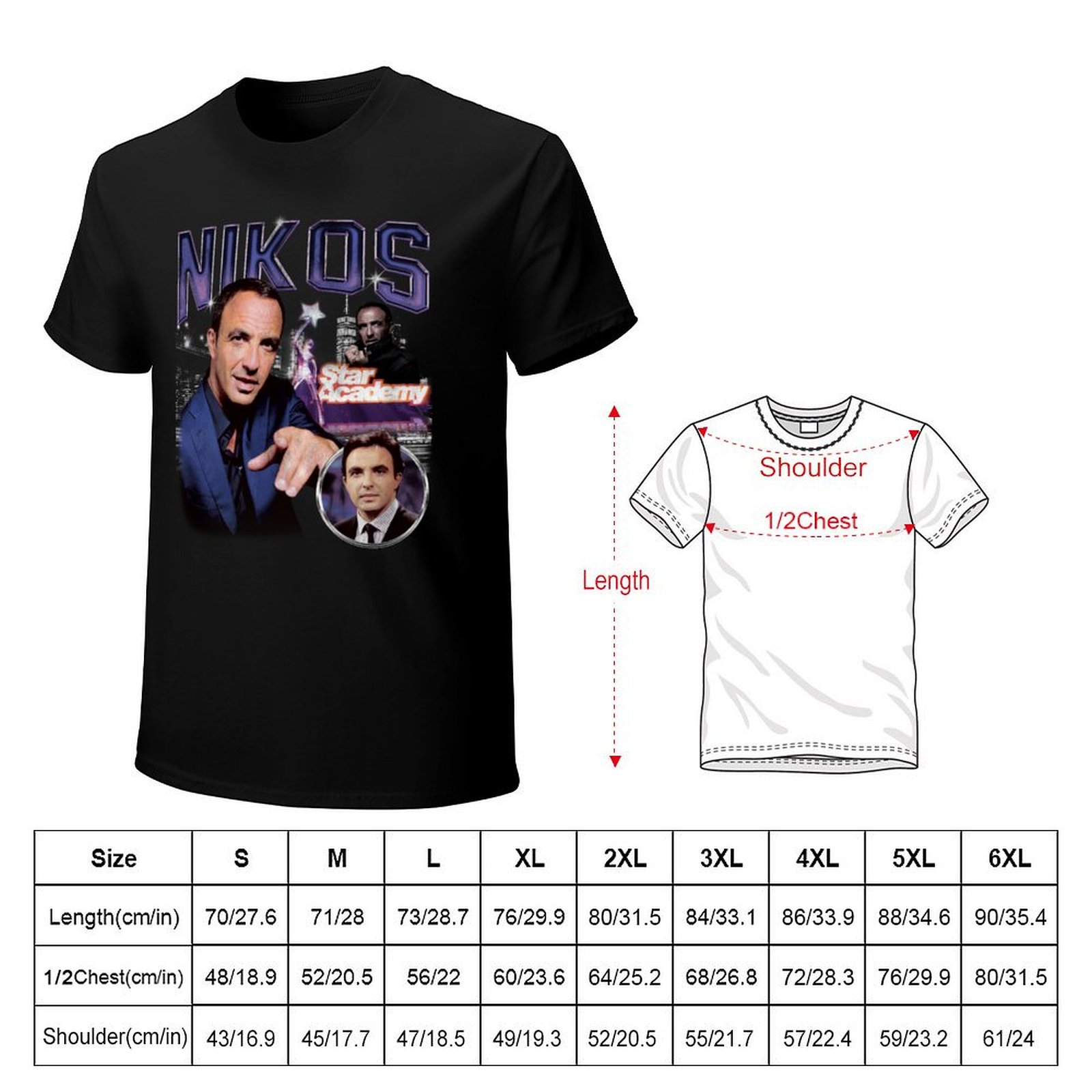 Nikos Aliagas Star Academy T-s - Academy Sports Outdoor avis et prix