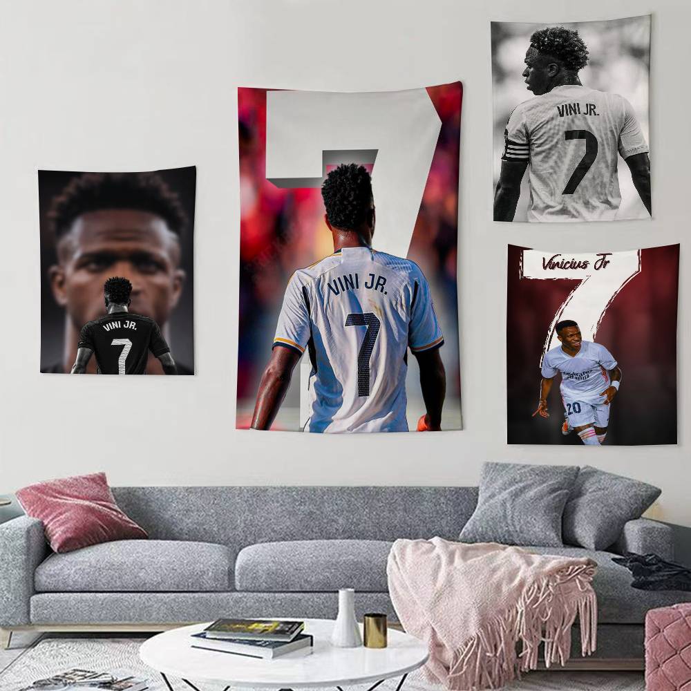 Drapeau mural V-Vinicius Junio - Outdoor Sport Background avis et prix