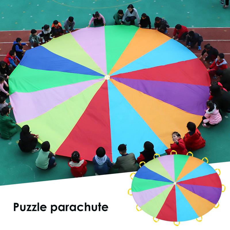 Parachute arc-en-ciel pour enf - Outdoor Sports Umbrella avis et prix