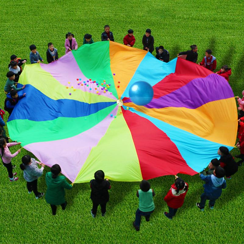 Parachute arc-en-ciel pour enf - Outdoor Sports Umbrella avis et prix