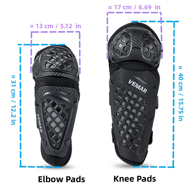 VEMAR Ensemble de 4 protection - Mtb Elbow Pad avis et prix