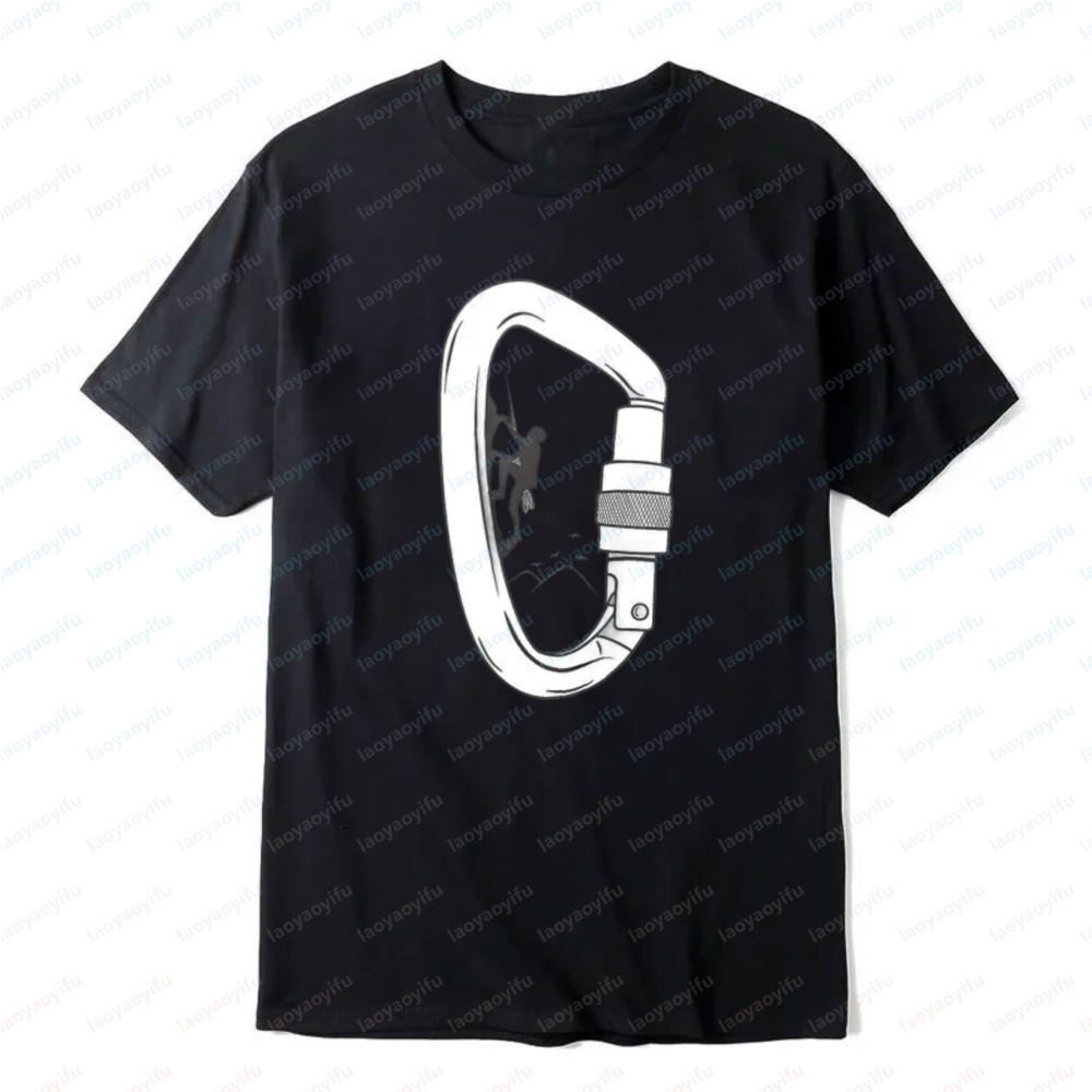 T-shirt imprimé Carabiner Clim - Outdoor Sport Climbing Gear avis et prix