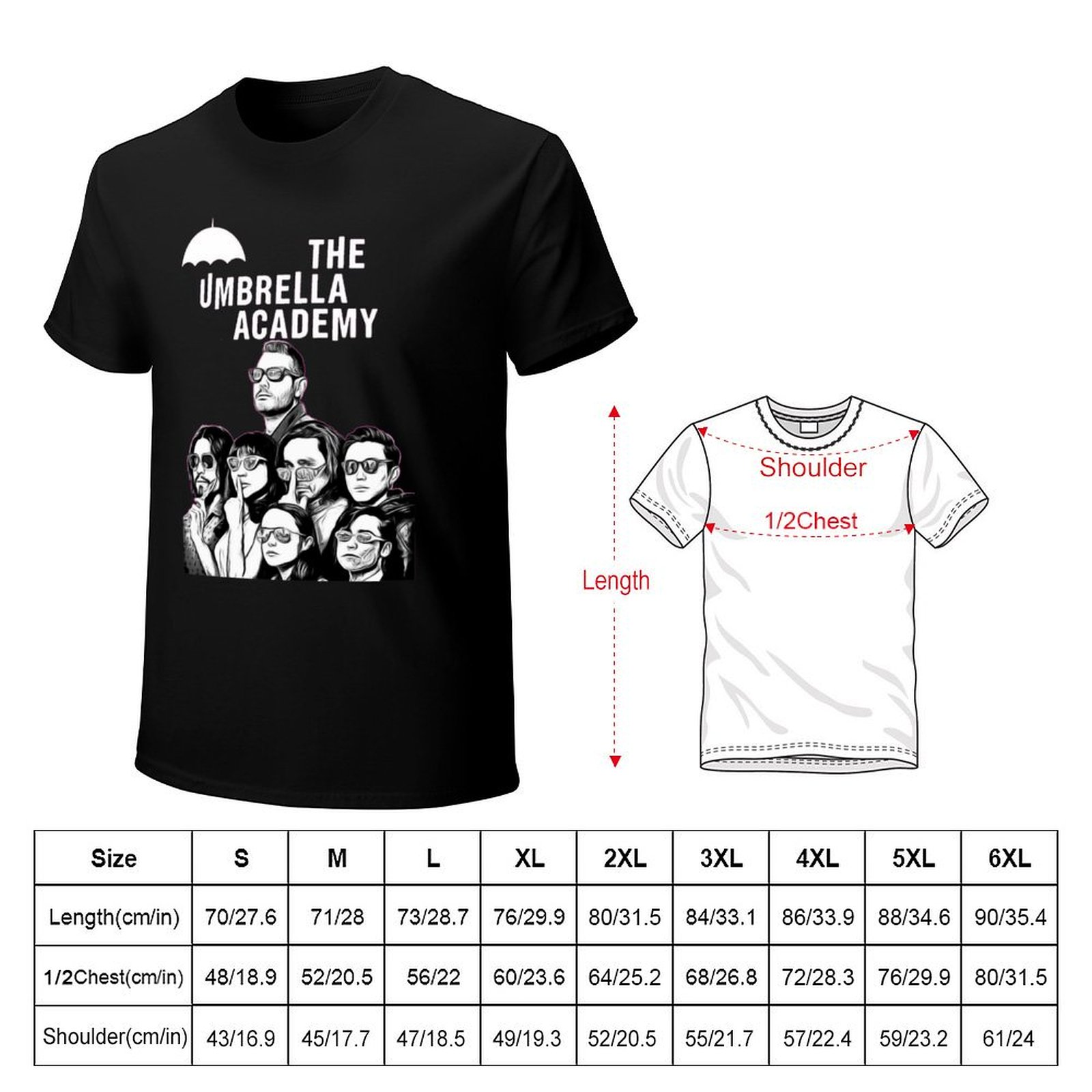 T-shirt The Umbrella Academy à - Academy Sports Outdoor avis et prix