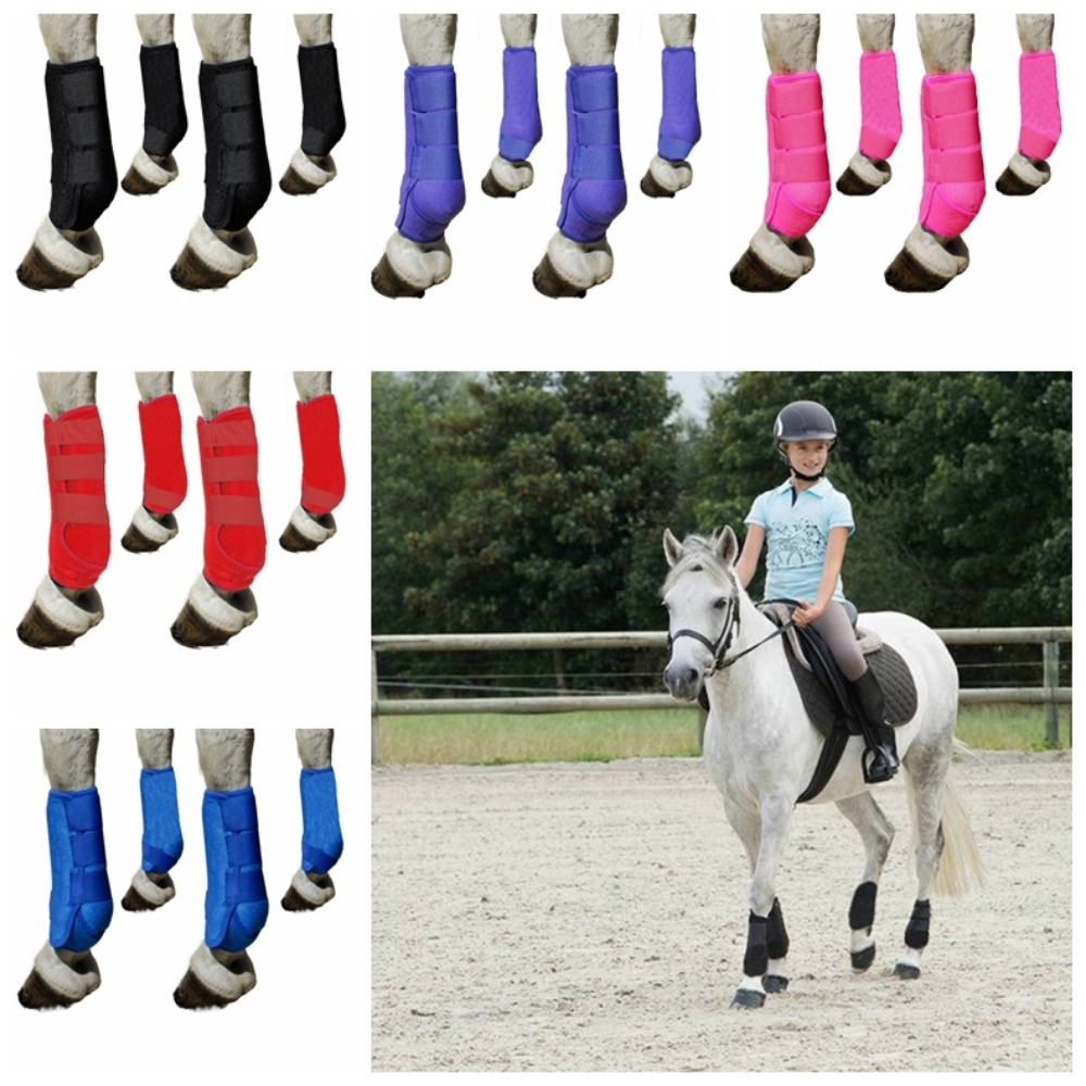 Lot de 4 protections colorées  - Brushing Boot Horse avis et prix