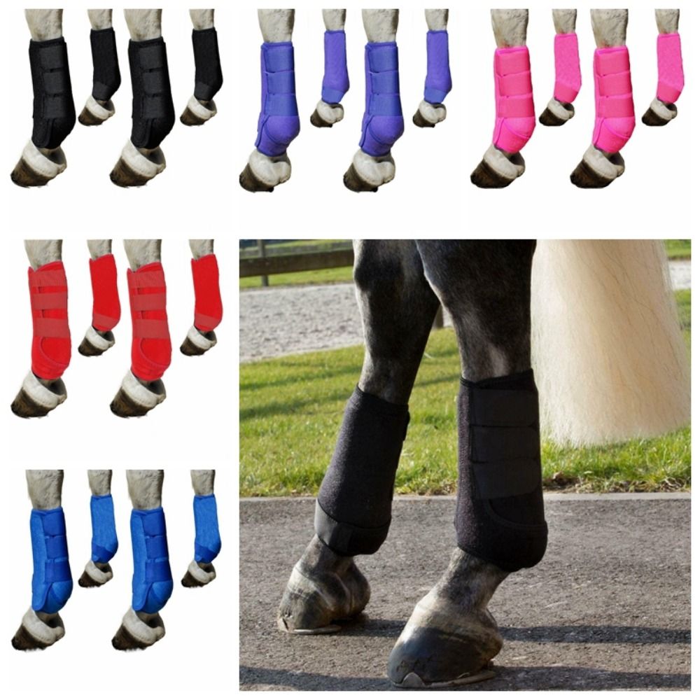 Lot de 4 protections colorées  - Brushing Boot Horse avis et prix