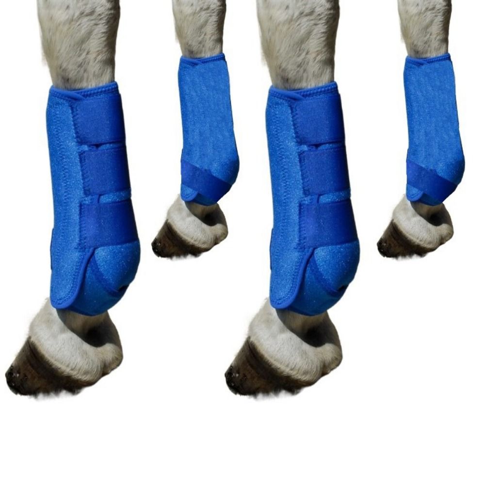 Lot de 4 protections colorées  - Brushing Boot Horse avis et prix