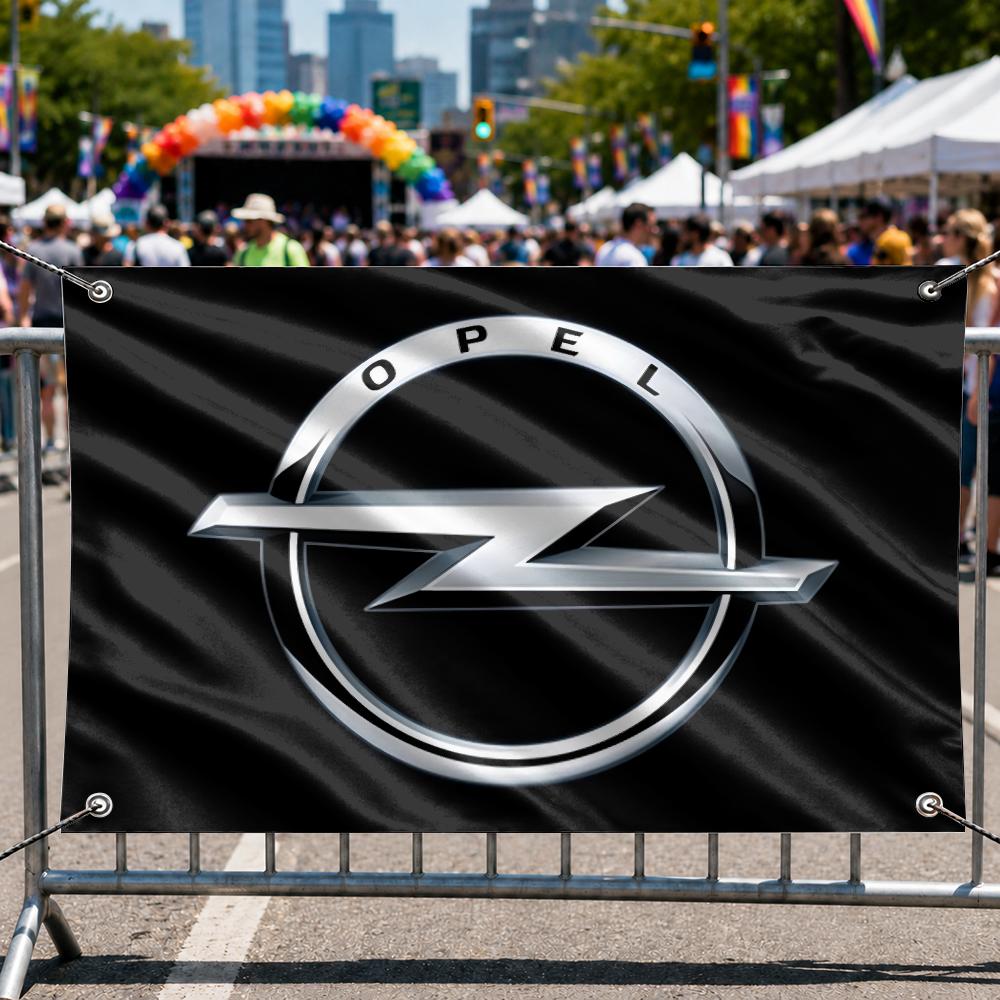 Drapeaux avec logo en métal O- - Outdoor Sport Background avis et prix