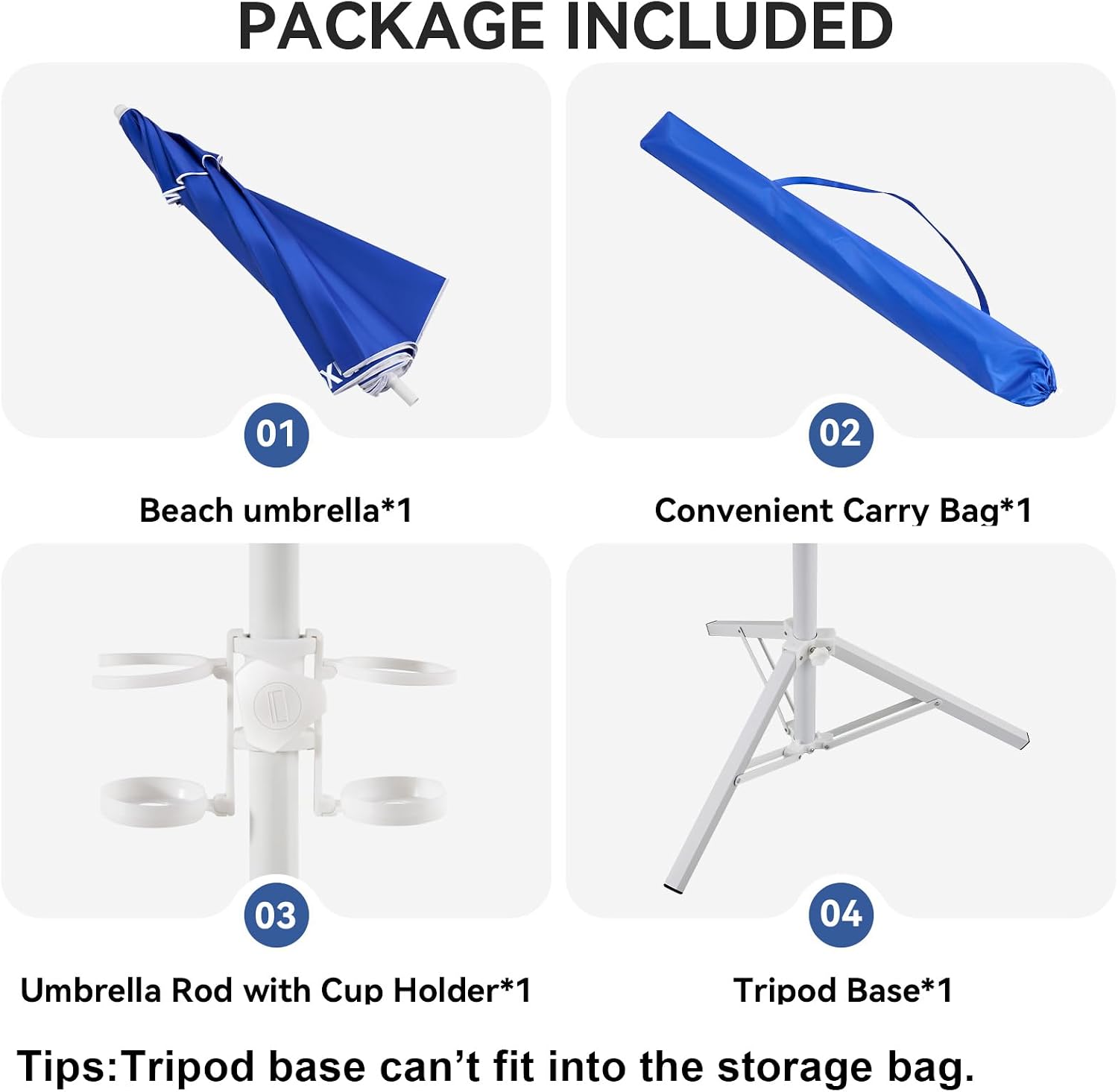 Parasol portable de 6,5 pieds  - Outdoor Sports Umbrella avis et prix